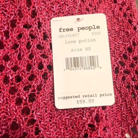 Free People Glisten Tank Top Love Potion - Picture 4 of 4
